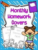 Monthly Homework Packet Covers