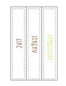 Preview of Monthly Idea Binder Cover & Spine Label Freebie