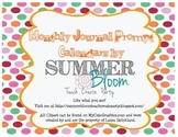 Monthly Journal Prompt Calendars