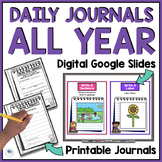 All Year 1st Grade Journal Writing | Year Long Bundle | Ki