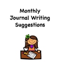 Monthly Journal Writing Prompts (Suggestions)