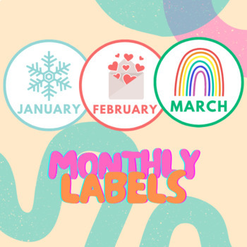 Preview of Monthly Labels