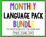 Monthly Language Packs for SMARTboard - Entire Year BUNDLED