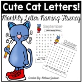 Monthly Letter Naming Fluency Practice Pages Alphabet Reco