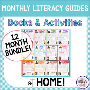Preview of At Home Literacy Activities ENTIRE YEAR BUNDLE