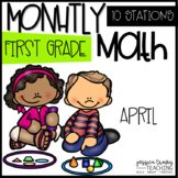 Monthly Math - April - FIRST GRADE