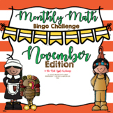 Monthly Math Bingo Challenge **November Edition**