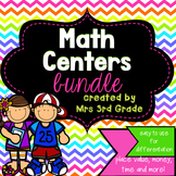 Monthly Math Centers Bundle