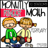 Monthly Math {KINDERGARTEN} ~ February