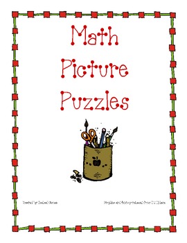 Preview of Monthly Math Picture Puzzles