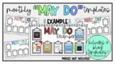Monthly May-Do Slide Templates #BTS