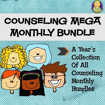 Preview of Monthly Mega Counseling Bundle