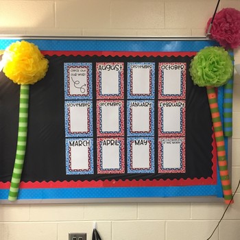 Monthly Memory Book Writing Pages and Interactive Bulletin Board