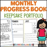 Monthly Memory Book with Writing Prompts | Writing Portfol