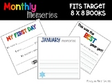 Monthly Memory Books (Fit Target 8x8 blank books)
