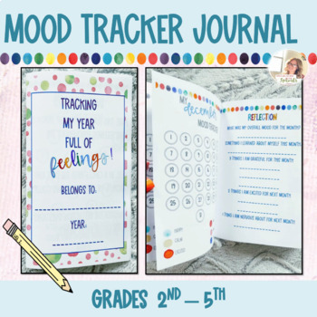 Preview of Monthly Mood Tracker | Feelings Tracking | Mood Tracking Journal