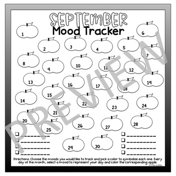 Monthly Mood Trackers for Social Emotional Learning | TpT