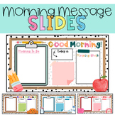 Monthly Morning Message Slides Version 2