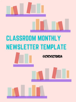Preview of Monthly Newsletter Template! Editable! 