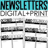 Monthly Newsletter Template | Editable Monthly Newsletters