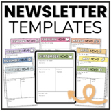 Monthly Newsletter Template and Weekly Newsletter Template
