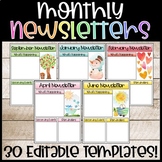 Monthly Newsletter Templates