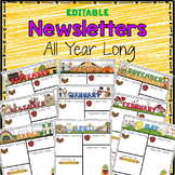 Monthly Newsletters - Editable