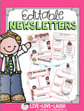Monthly Newsletters {Editable with and without Headers}
