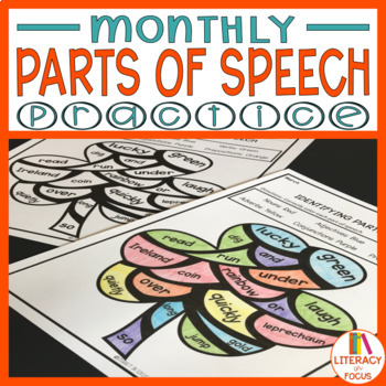 Preview of Parts of Speech Worksheets