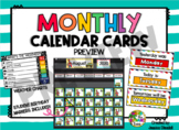 Monthly Pocket Chart Calendar BUNDLE