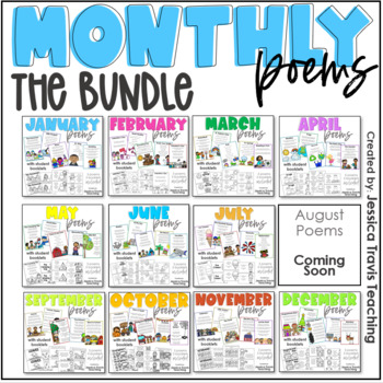 Preview of Monthly Poems & Books (THE BUNDLE)