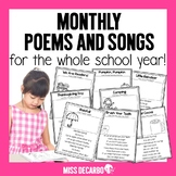 Monthly Poems and Songs - Distance Learning