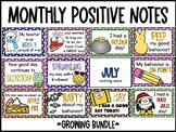 Monthly Positive Notes Home *Growing Bundle*