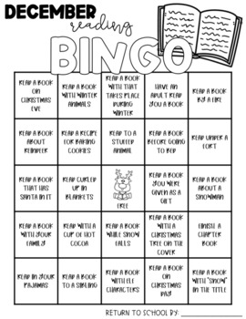 Monthly Reading BINGO by Perking Up Learning | TPT