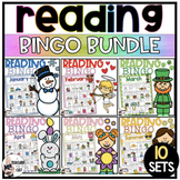 Monthly Reading Log | Bingo Chart Reading Challenge Bundle