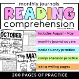 Monthly Reading Comprehension Passages Journal - BUNDLE