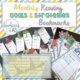 Monthly Reading Goal & Strategy Bookmarks