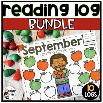 Preview of Monthly Reading Log and Reading Challenges