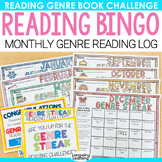 Monthly Reading Logs Alternative Reading Genre Log Bingo Style