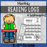 Monthly Reading Logs & Bookmarks