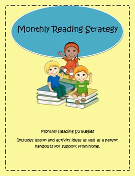 Preview of Monthly Reading Strategies Unit