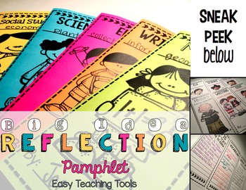 Reflection Pamphlets for Every Subject by Easy Teaching Tools