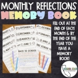 Monthly Reflections Memory Book