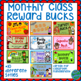 Monthly Reward Bucks Class Dollars Behavior Management BUN