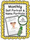 Monthly Self-Portrait and Name Portfolio