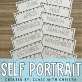 Monthly Self Portrait and Name Sample