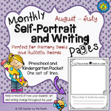 Monthly Self-Portrait and Writing Pages | Preschool and Ki