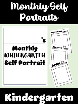 Monthly Self-Portraits Keepsake Portfolio (Draw & Write Name)