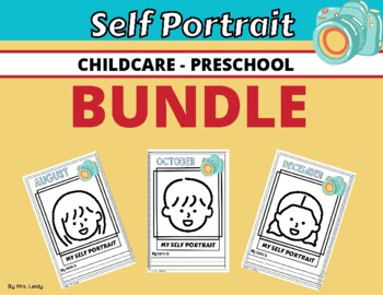 Preview of Monthly Self Portraits for Preschool & Childcare