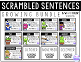 Monthly Sentence Scrambles - Growing Bundle